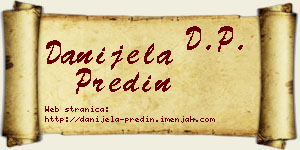 Danijela Predin vizit kartica
